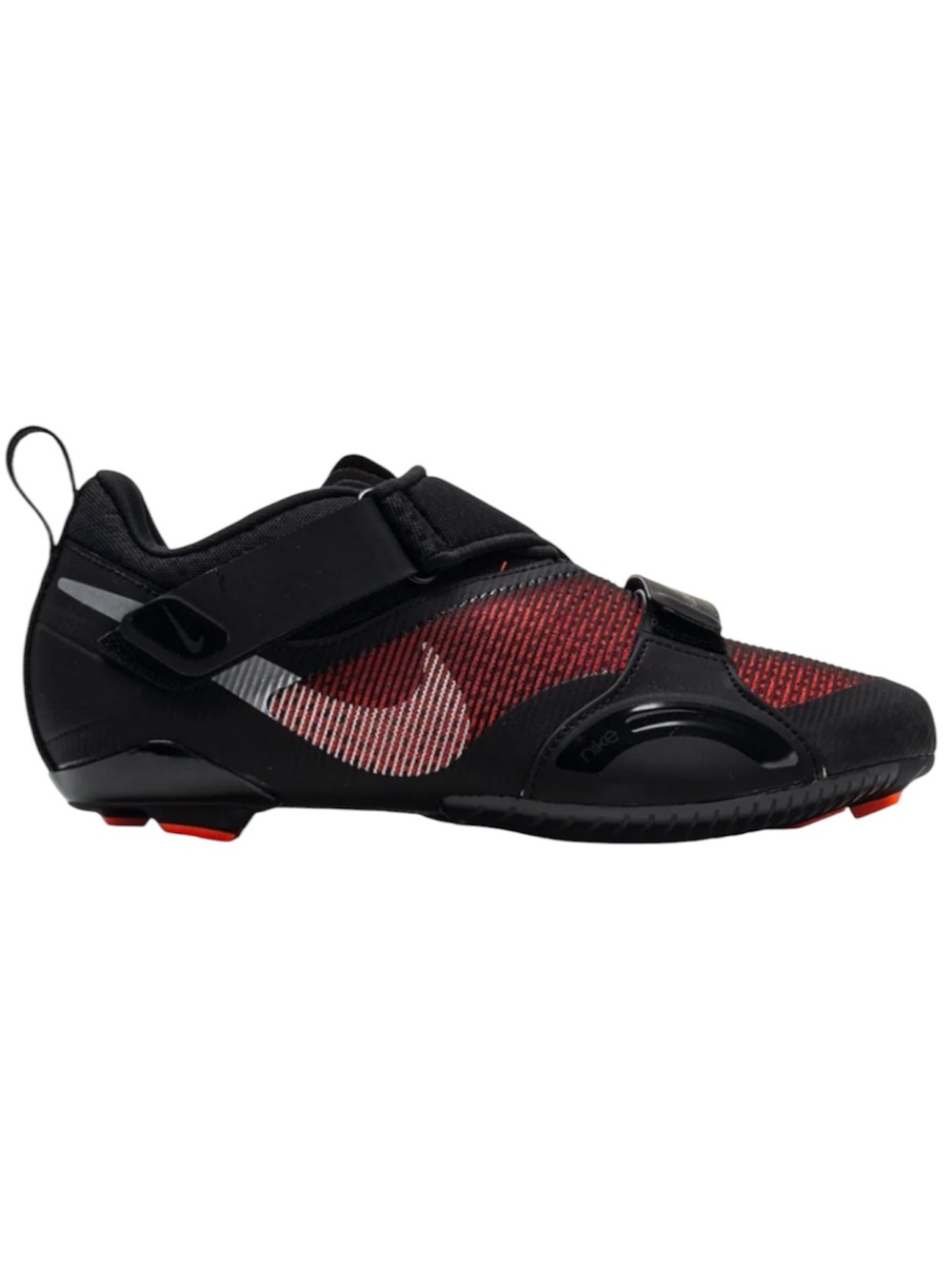 Nike SuperRep Cycle Shoes Black/Red Indoor Cycling Lightweight Strap Wmn's Sz 9